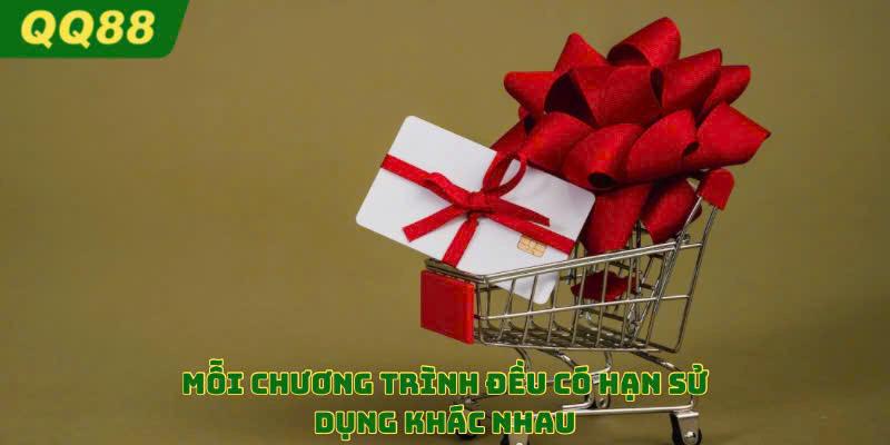 Hãy lưu ý tới hạn sử dụng của từng ưu đãi của chúng tôi